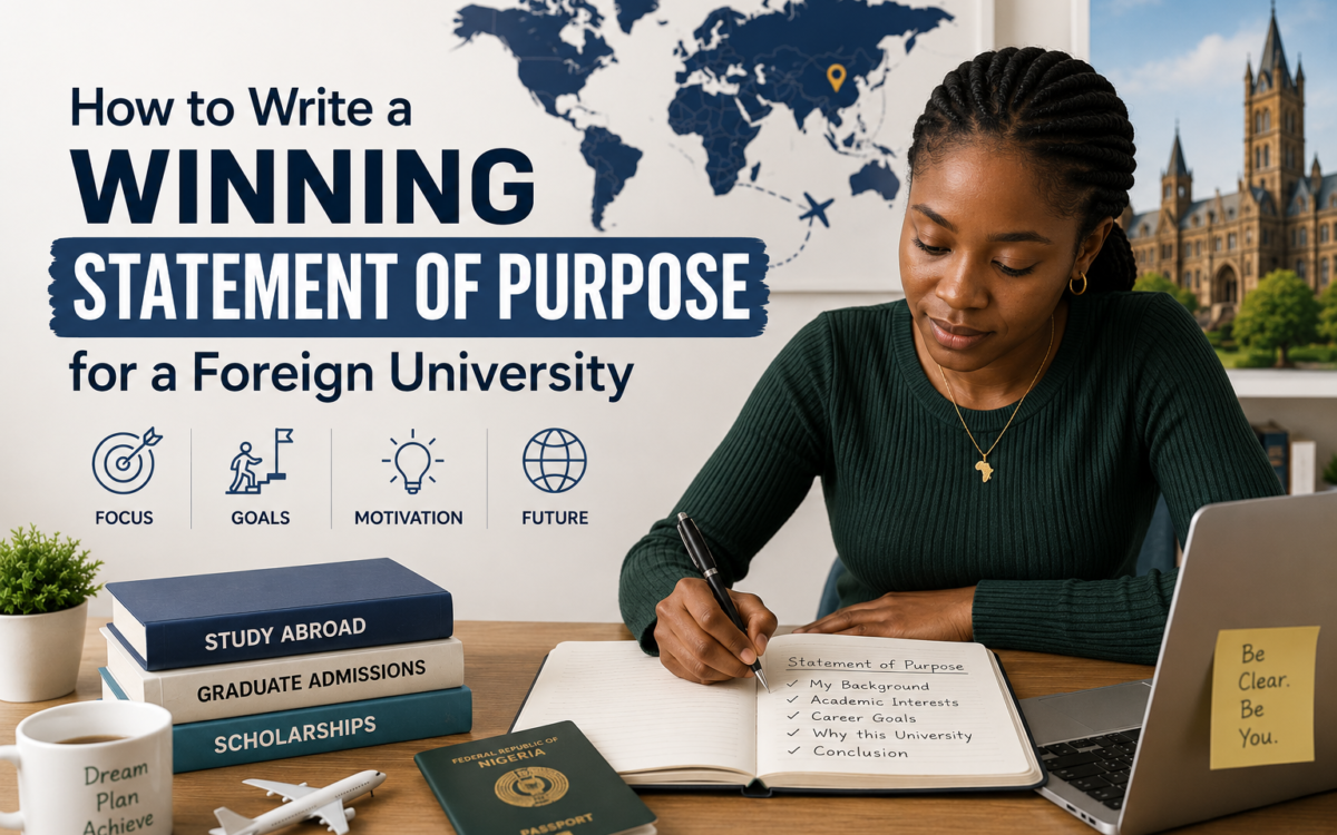 How to Write a Winning Statement of Purpose for a Foreign University