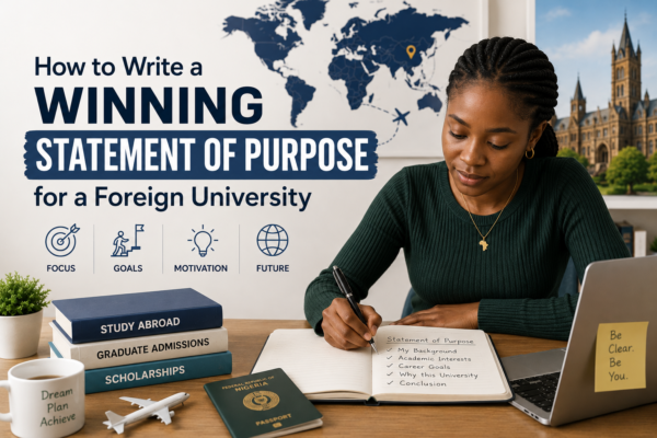 How to Write a Winning Statement of Purpose for a Foreign University