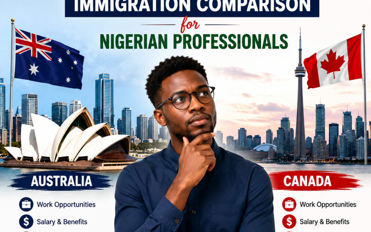 Australia vs Canada: which is the better immigration destination for Nigerians?